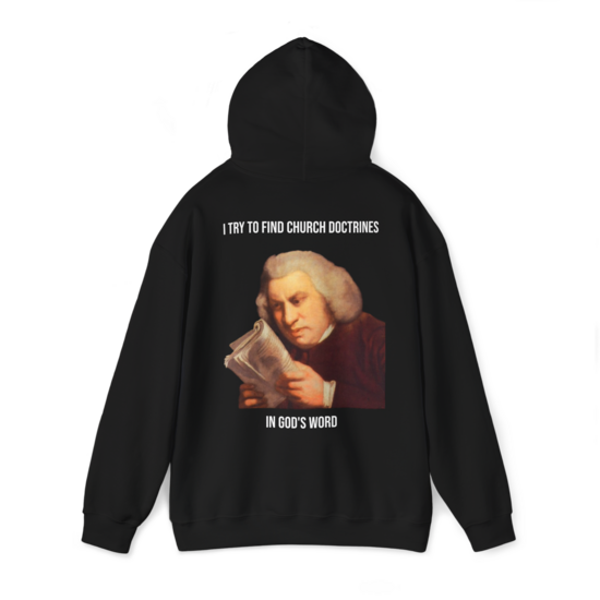 Unisex Hoodie - I try to find church doctrines in God's Word